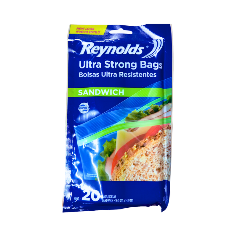 Reynolds Sandwich Zipper Bags Value Pack 20's