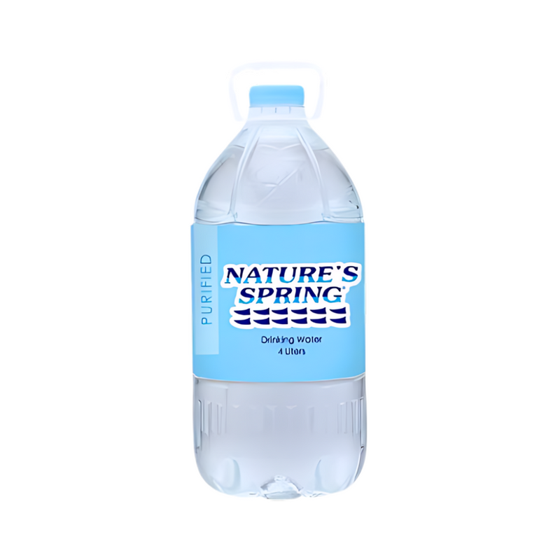 Nature's Spring Purified Drinking Water 4L