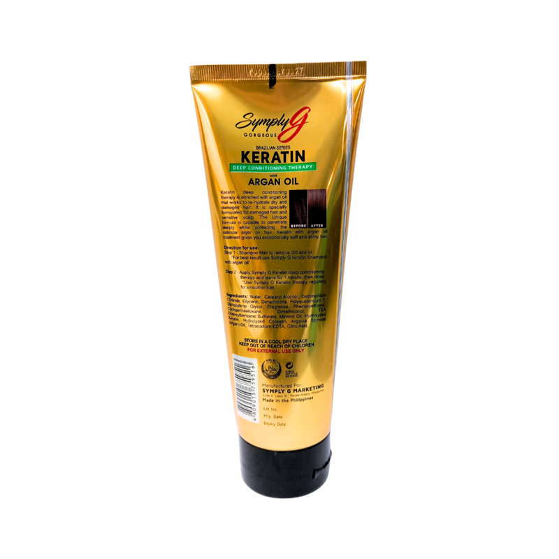 Simply G Keratin Conditioner With Argan Oil 220ml