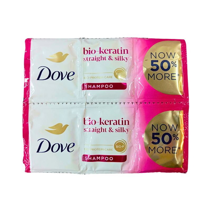 Dove Shampoo Straight And Silky 12ml x 12's