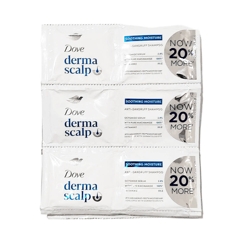 Dove Dermacare Scalp Soothing Moisture Shampoo Anti-Dandruff 10ml x 12's