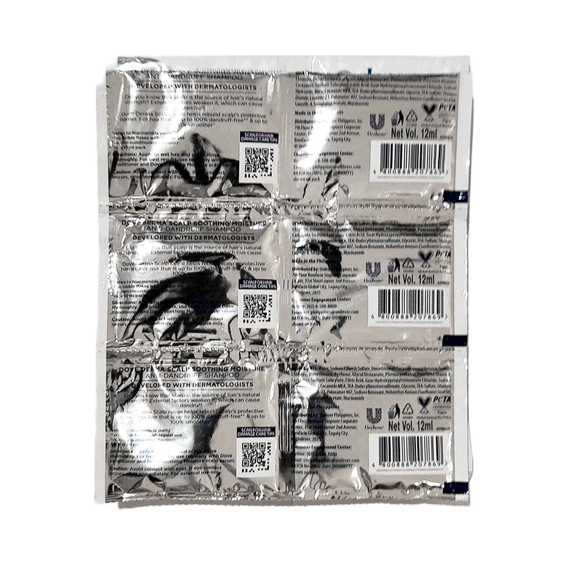 Dove Dermacare Scalp Soothing Moisture Shampoo Anti-Dandruff 10ml x 12's