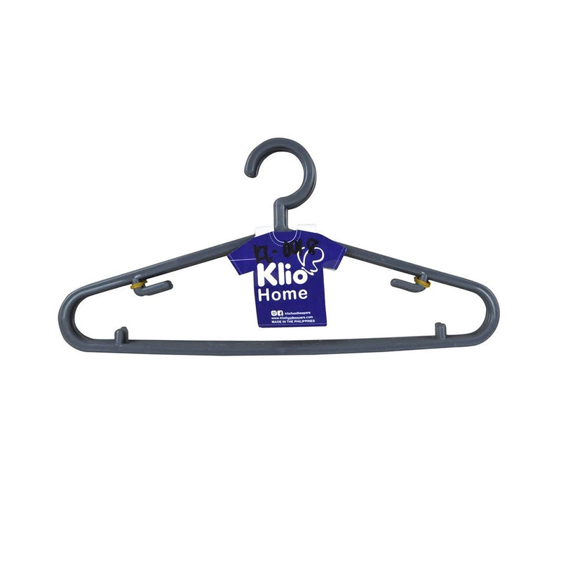 Klio Slim Hanger Set Gray 6pcs