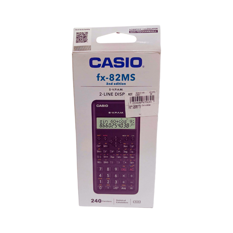 Casio Scientific Calculator Fx-82MS-2