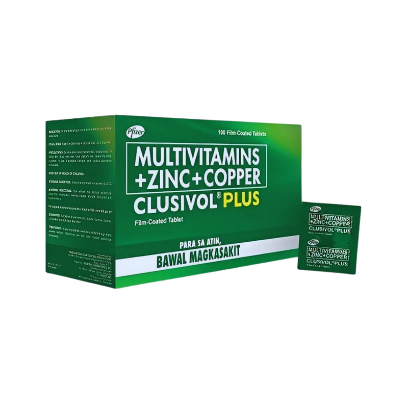 Clusivol Plus Multivitamins + Zinc + Copper Tablet By 4's