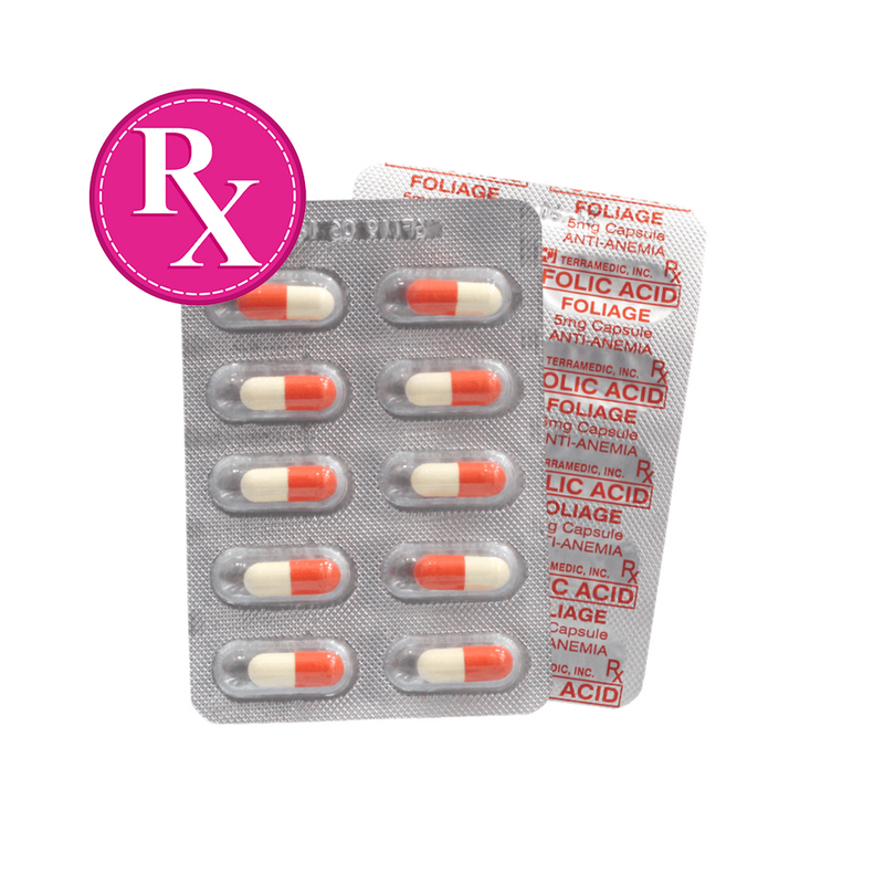 Foliage Folic Acid 5mg Capsule By 10's