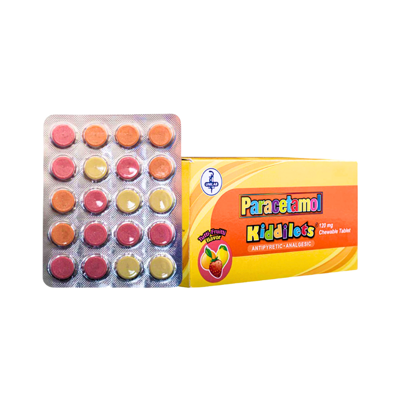 Kiddilets Paracetamol 120mg Tablet By 20's