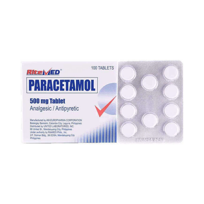 Ritemed Paracetamol 500mg Tablet by 10's