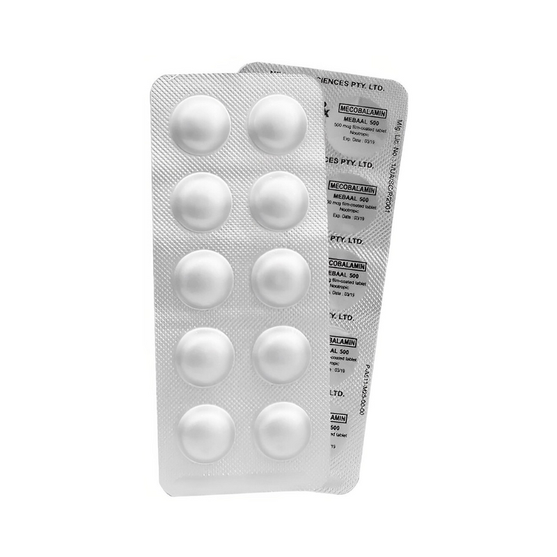 Mebaal-500 Mecobalamin 500mcg Tablet