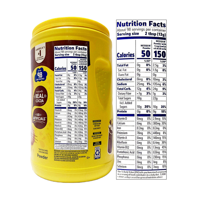 Nesquik Chocolate Powder 1.275kg (44.9oz)