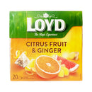 Loyd Flavoured Tea Ginger And Citrus Fruit 20's