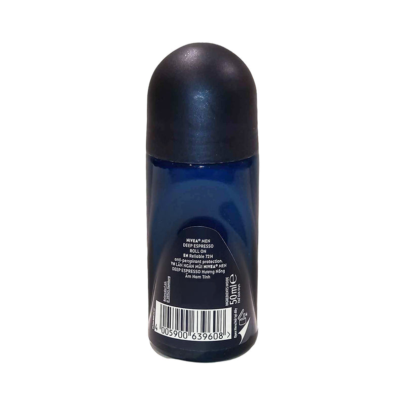 Nivea For Men Deep Espresso Anti-Perspirant Deodorant Roll-on 50ml