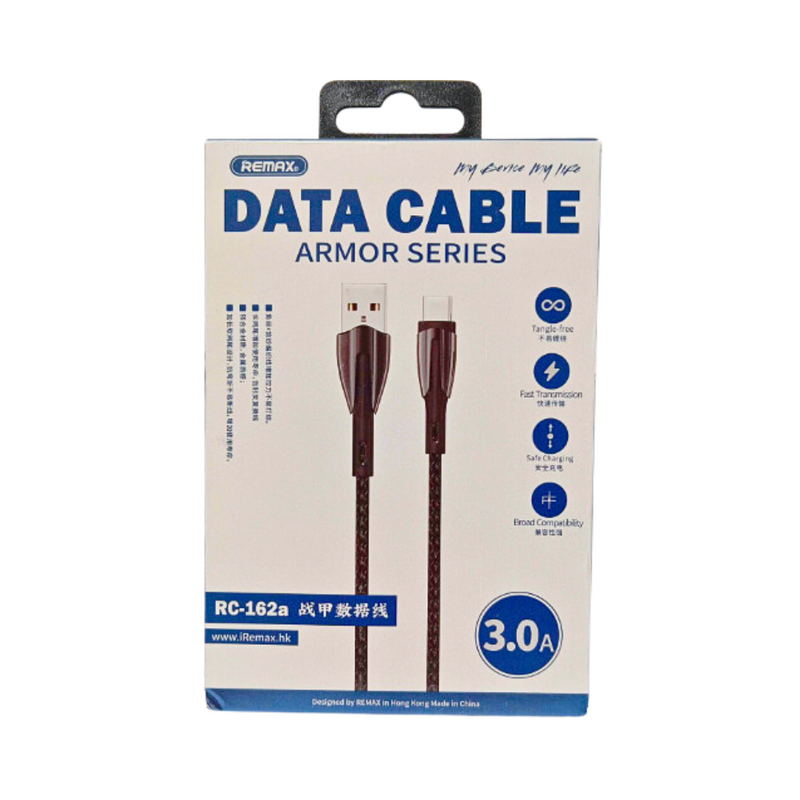 Remax Data Cable 3.0A Type-C Black