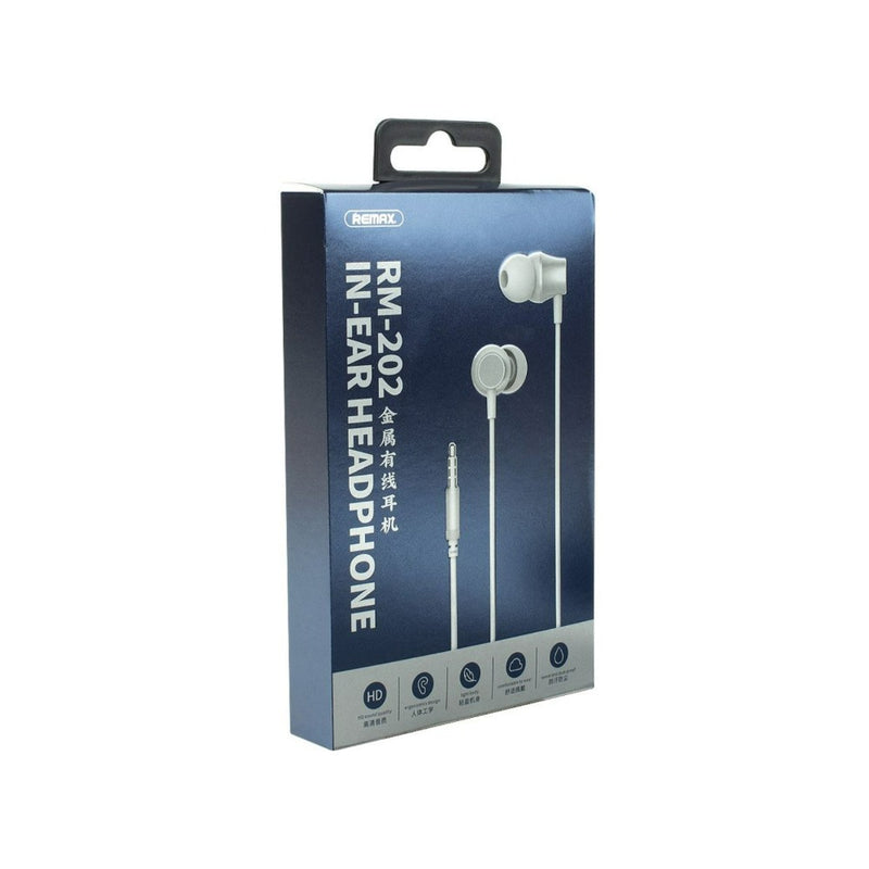 Remax RM-202 In-Ear Stereo Metal Music Earphone