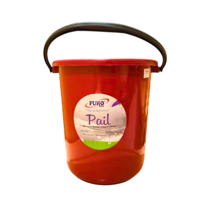 Fuho Pail Without Cover Red 24L