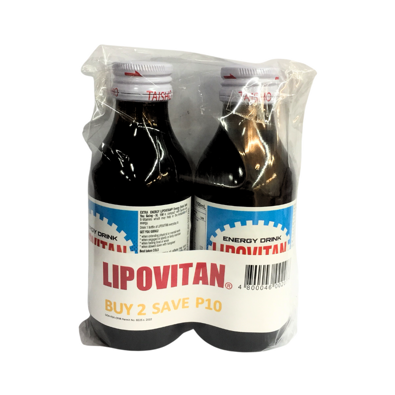 Lipovitan Energy Drink Regular 100ml x 2's