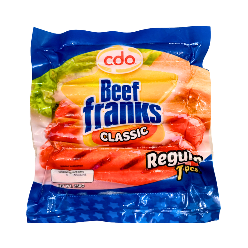 CDO Beef Franks Regular 250g