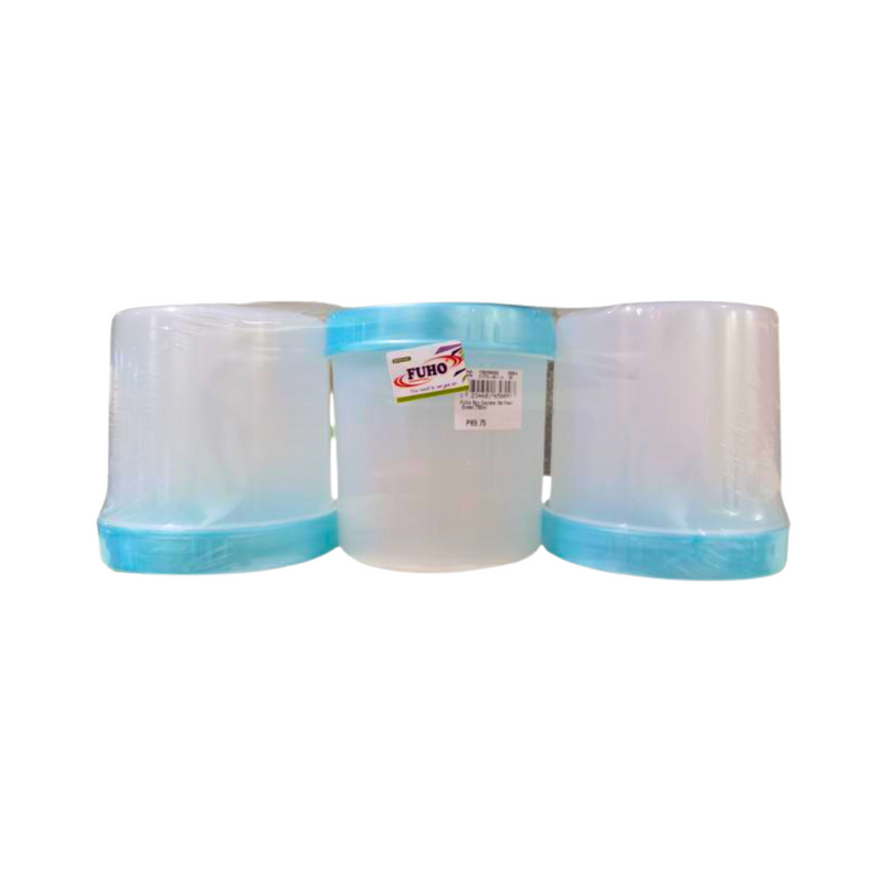 Fuho Canister Set Pearl Green 750ml x 3's