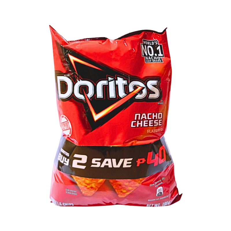 Doritos Chips Nacho Cheese 198.45g (7oz) x 2's