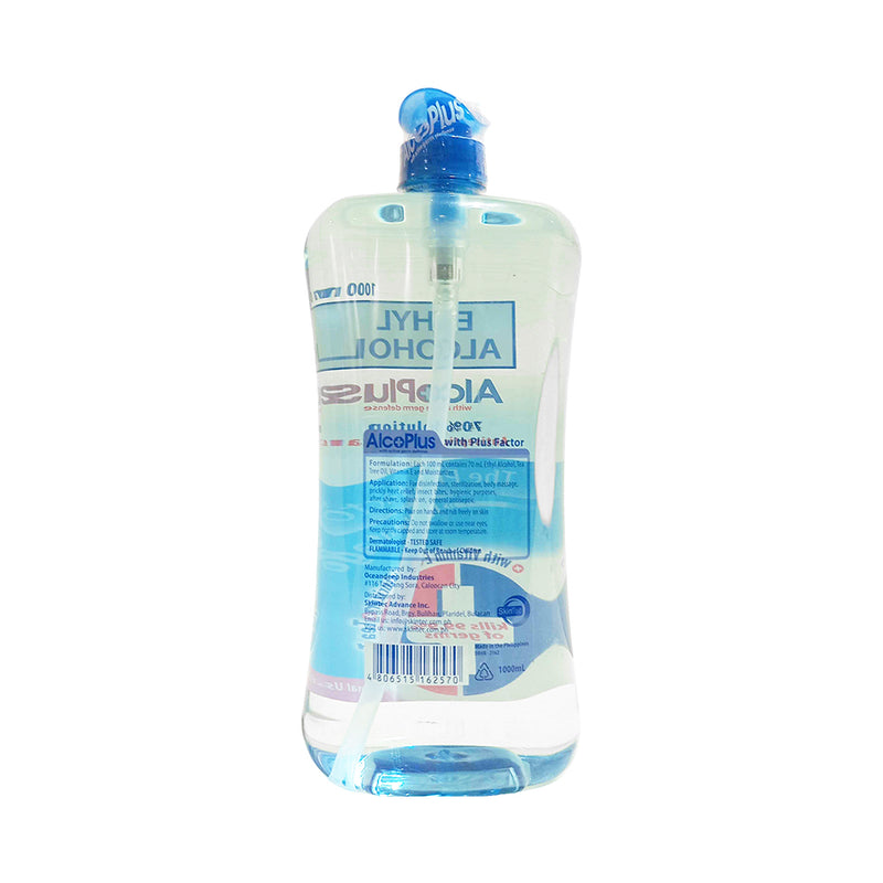 Alcoplus 70% Ethyl Alcohol Pump 1000ml