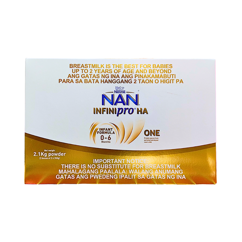 Nan Infinipro HA One Infant Formula 0-6 Months 2.1kg