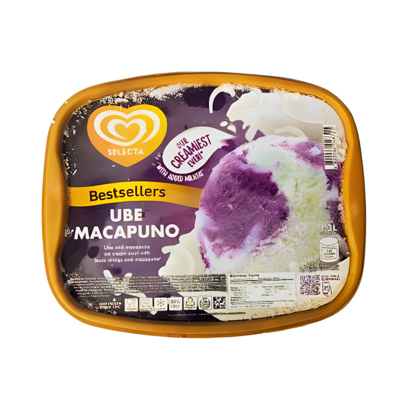 Selecta Supreme Ice Cream Ube Macapuno 1.3L