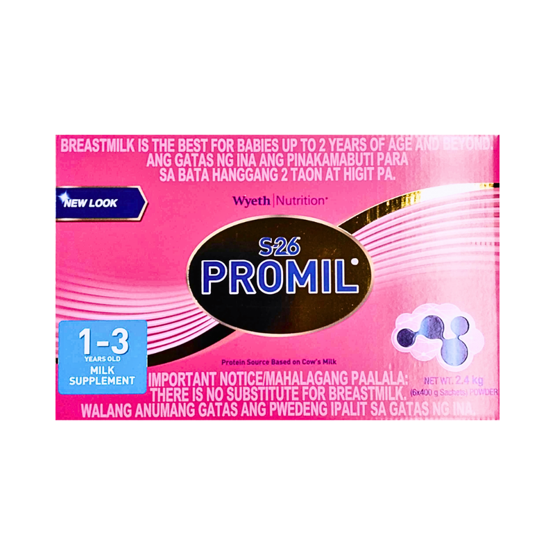 S-26 Promil Three Milk Supplement 1-3yrs Old 2.4kg