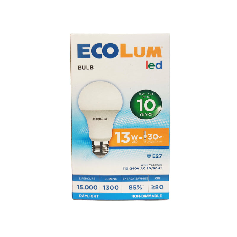 EcoLum LED Bulb 13 Watts Daylight E27