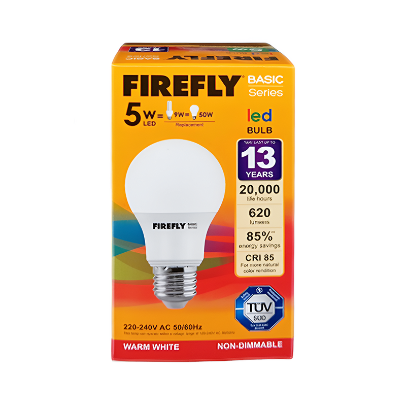 Firefly LED Bulb 5Watts Warm White