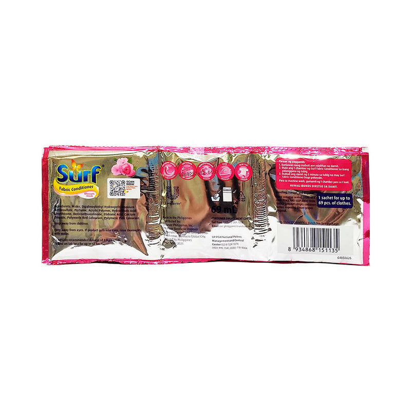 Surf Fabric Conditioner Blossom Fresh 69ml Sachet