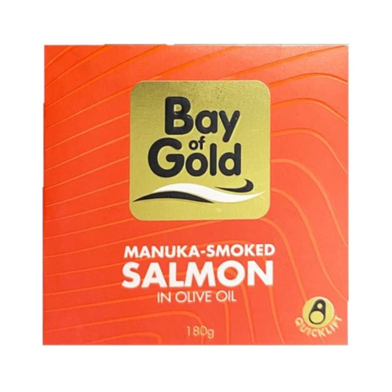 Bay Of Gold Manuka Smooked Salmon In Olive Oil 180g