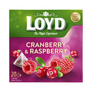 Loyd Fruit Tea Cranberry And Raspberry 40g
