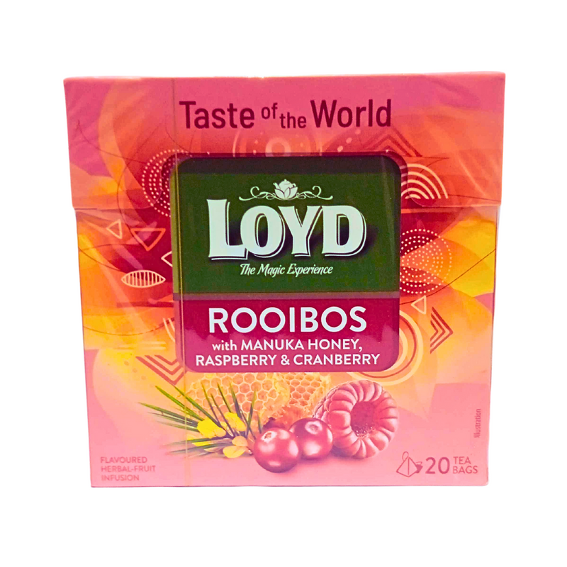 Loyd Rooibos With Manuka Honey Raspberry And Cranberry 34g