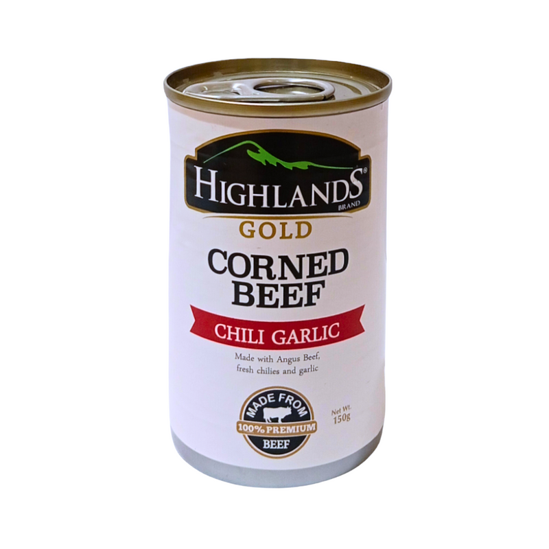 Highlands Gold Corned Beef Chili Garlic 150g