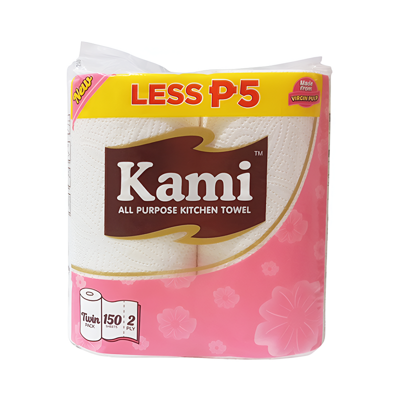 Kami Kitchen Towel Twin Pack 2Ply 150 Sheets