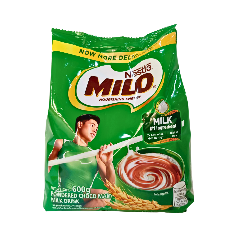 Milo Powder Falling Milo Activ Go Powdered Choco Malt Milk Drink 600g