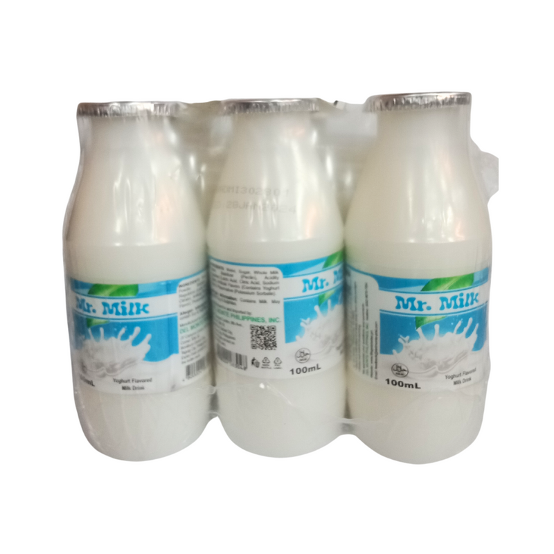 Del Monte Mr. Milk Plain Yoghurt 100ml x 6's