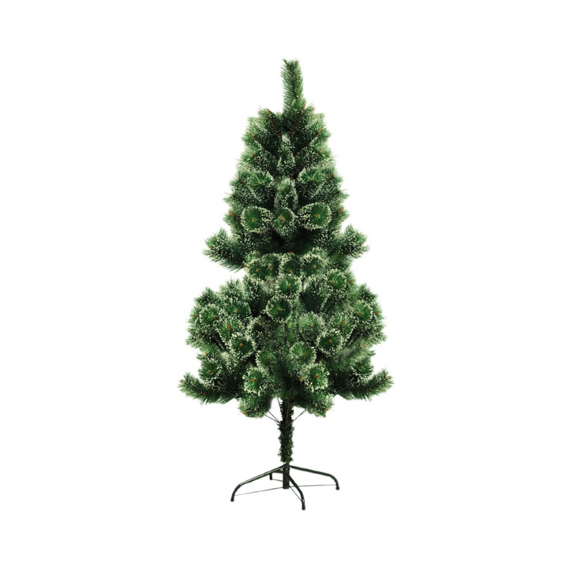 Ideal Living Needle Pine Christmas Tree With Snow Effect 6ft