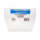 Styroplast Microwavable Container S-1000ml 10's