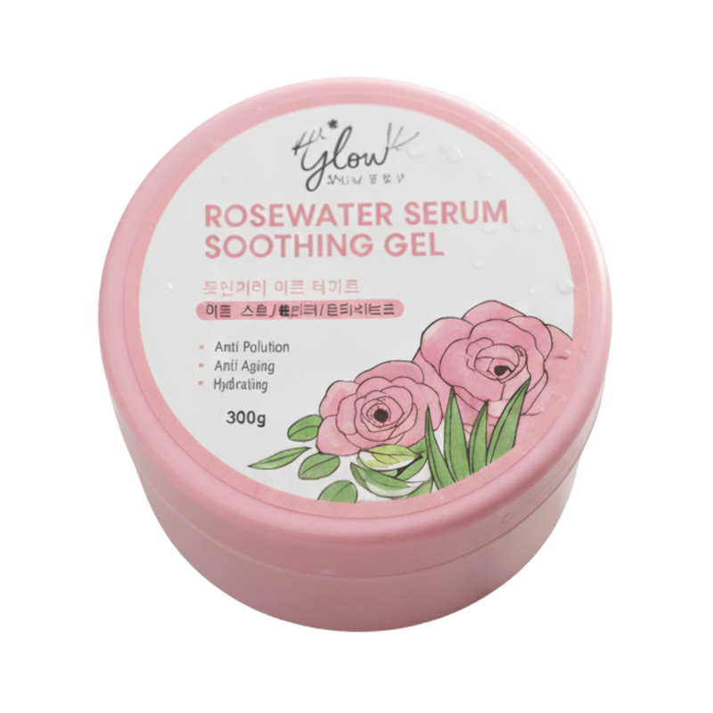 Hello Glow Serum Soothing Gel Rosewater 300ml