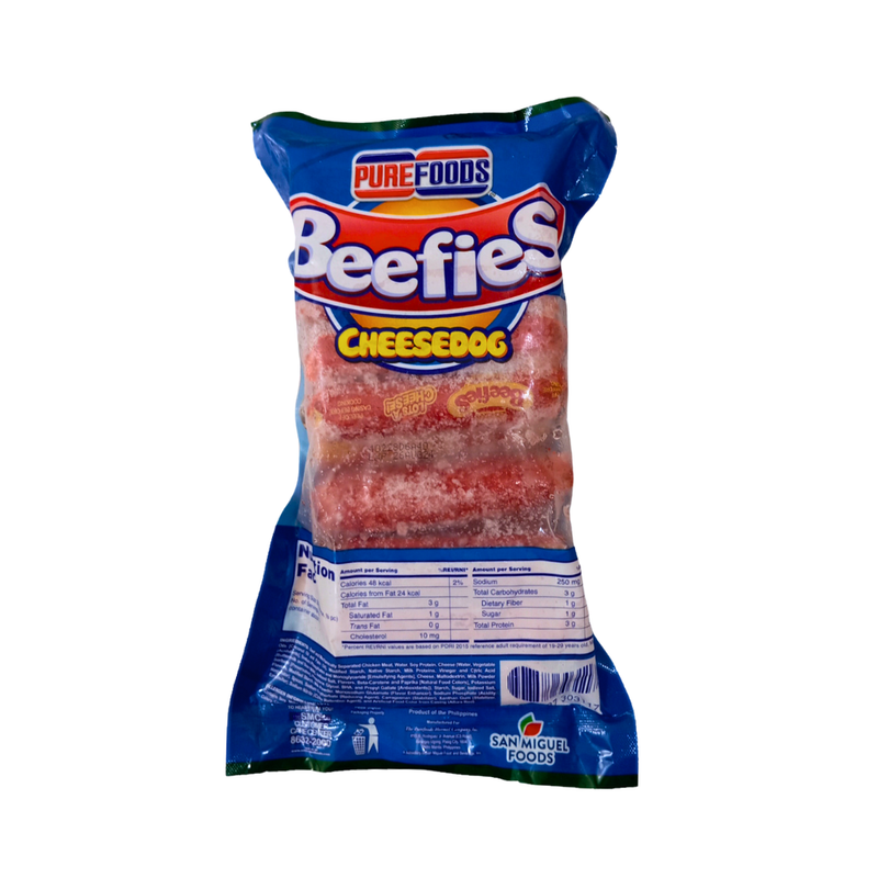 Purefoods Beefies Lots A Cheese Hotdog Jumbo 1kg