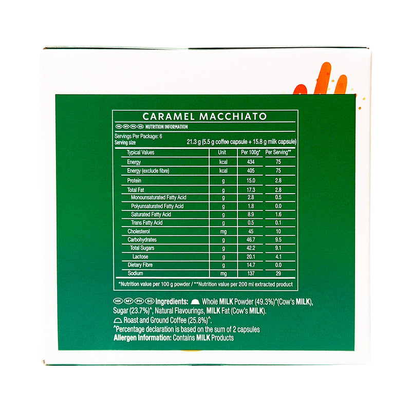 Starbucks Americano Caramel Macchiato 12 Caps
