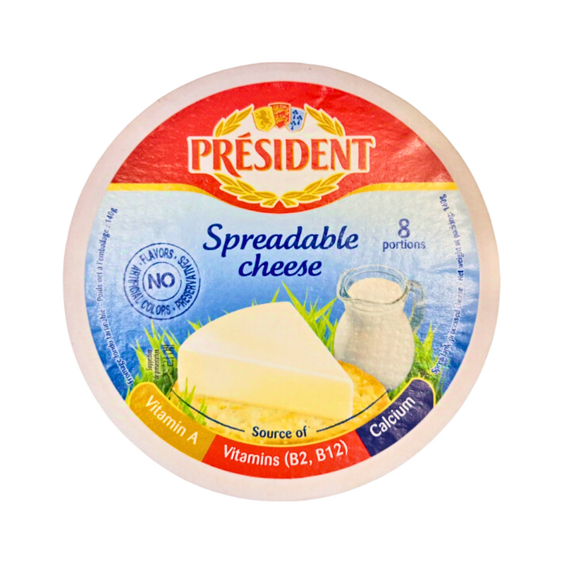 President Spreadable Cheese 8 Portions 140g