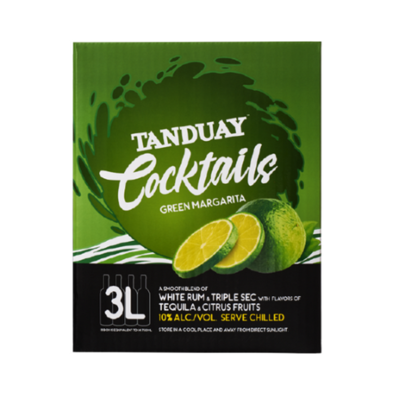 Tanduay Cocktails Green Margarita 3L