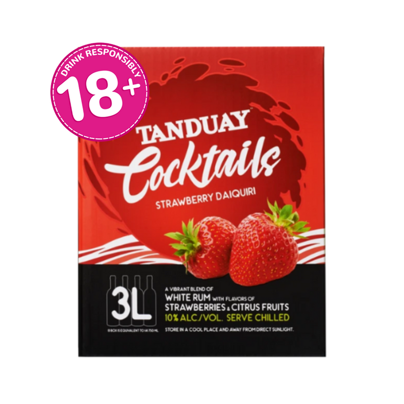 Tanduay Cocktails Strawberry Daiquiri 3L