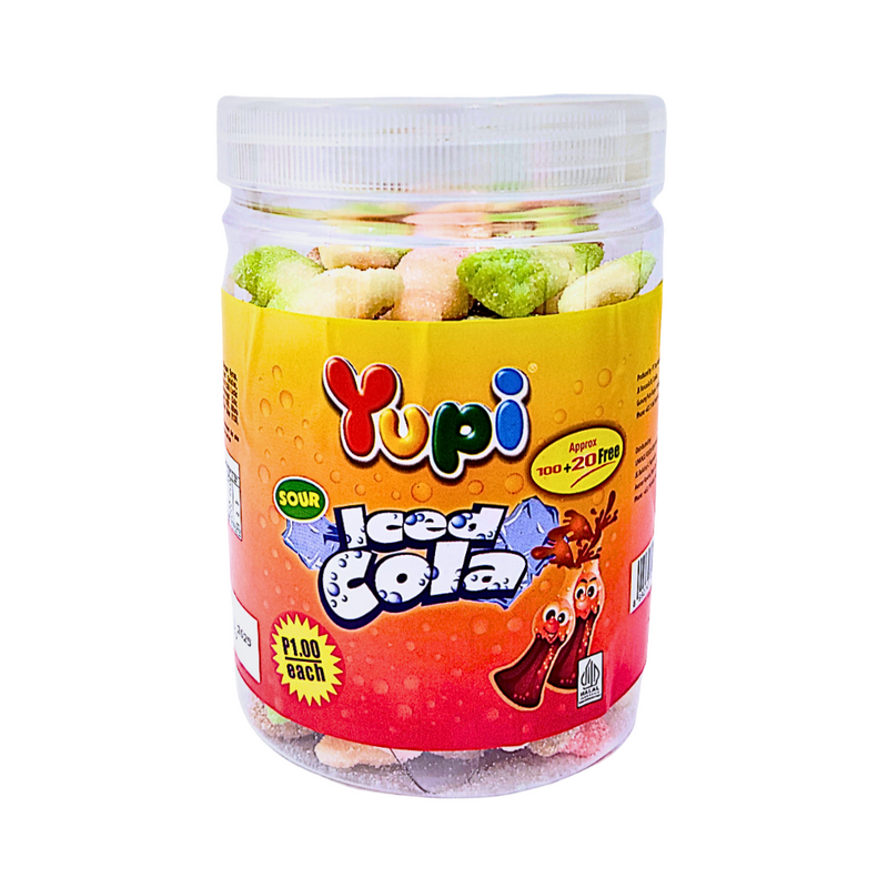 Yupi Tub Sour Iced Cola 300g