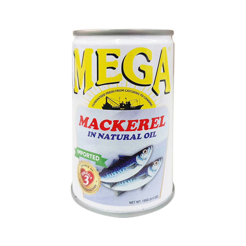 Mega Mackerel In Natural Oil EOC 155g