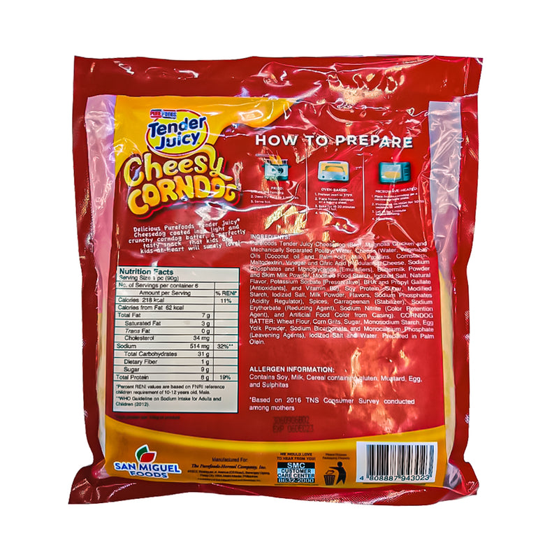 Purefoods Tender Juicy Cheesy Corndog 540g