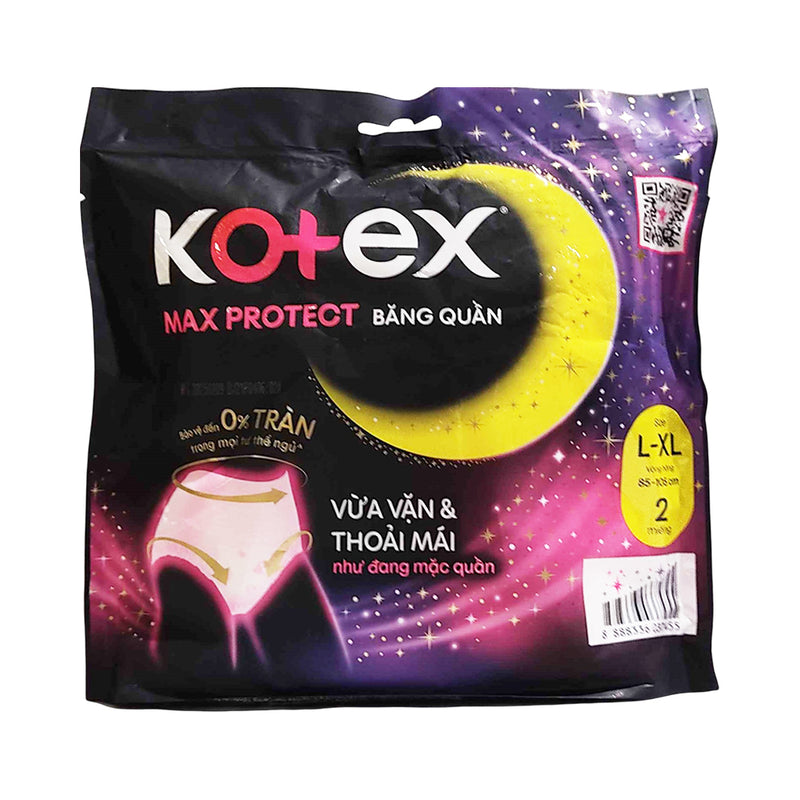 Kotex Overnight Panties XL 2's