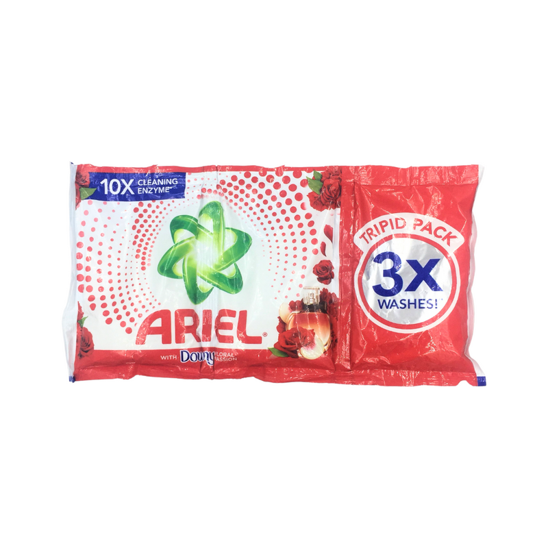 Ariel Powder Tripid Pack Downy Floral Passion 87g